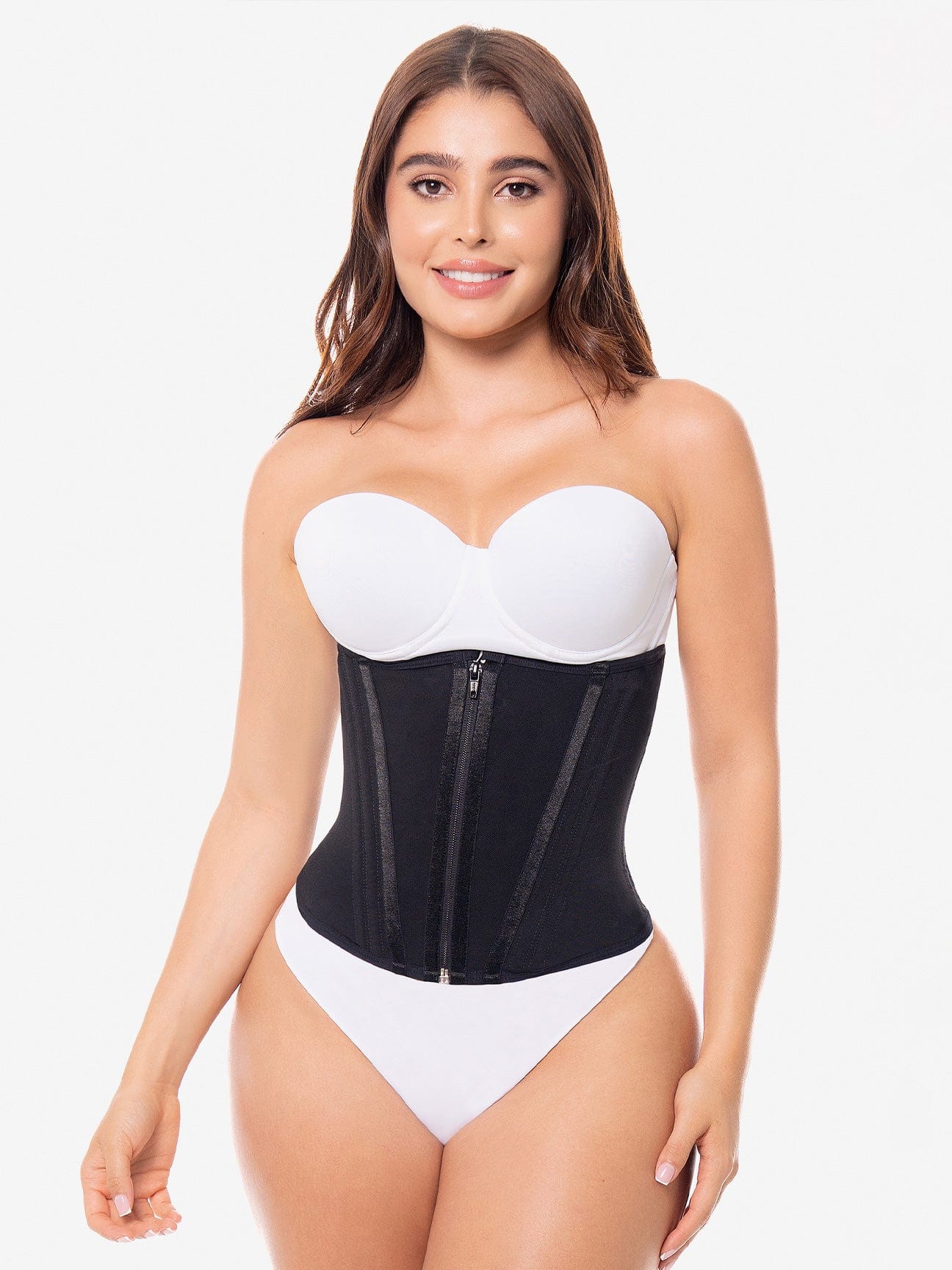 Ultra-Sculpt Waist Trainer with Zipper & Hooks CT003RA - Image 7