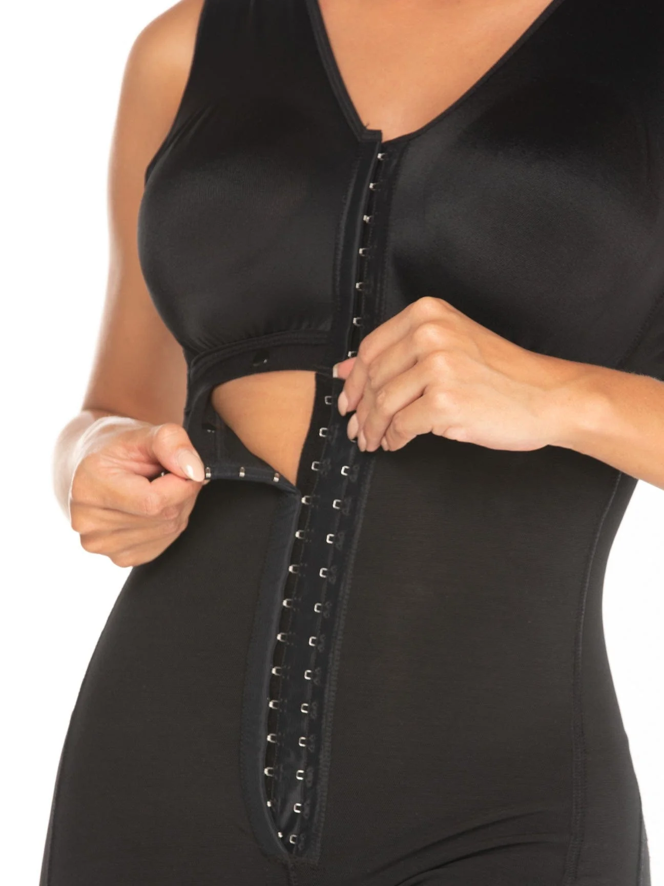 Sculpting Faja with Hooks & Built-In Bra NS086 - Image 7